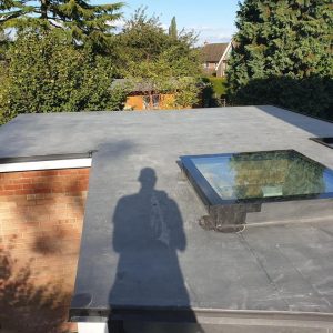 EPDM Rubber Roof with Sky lights